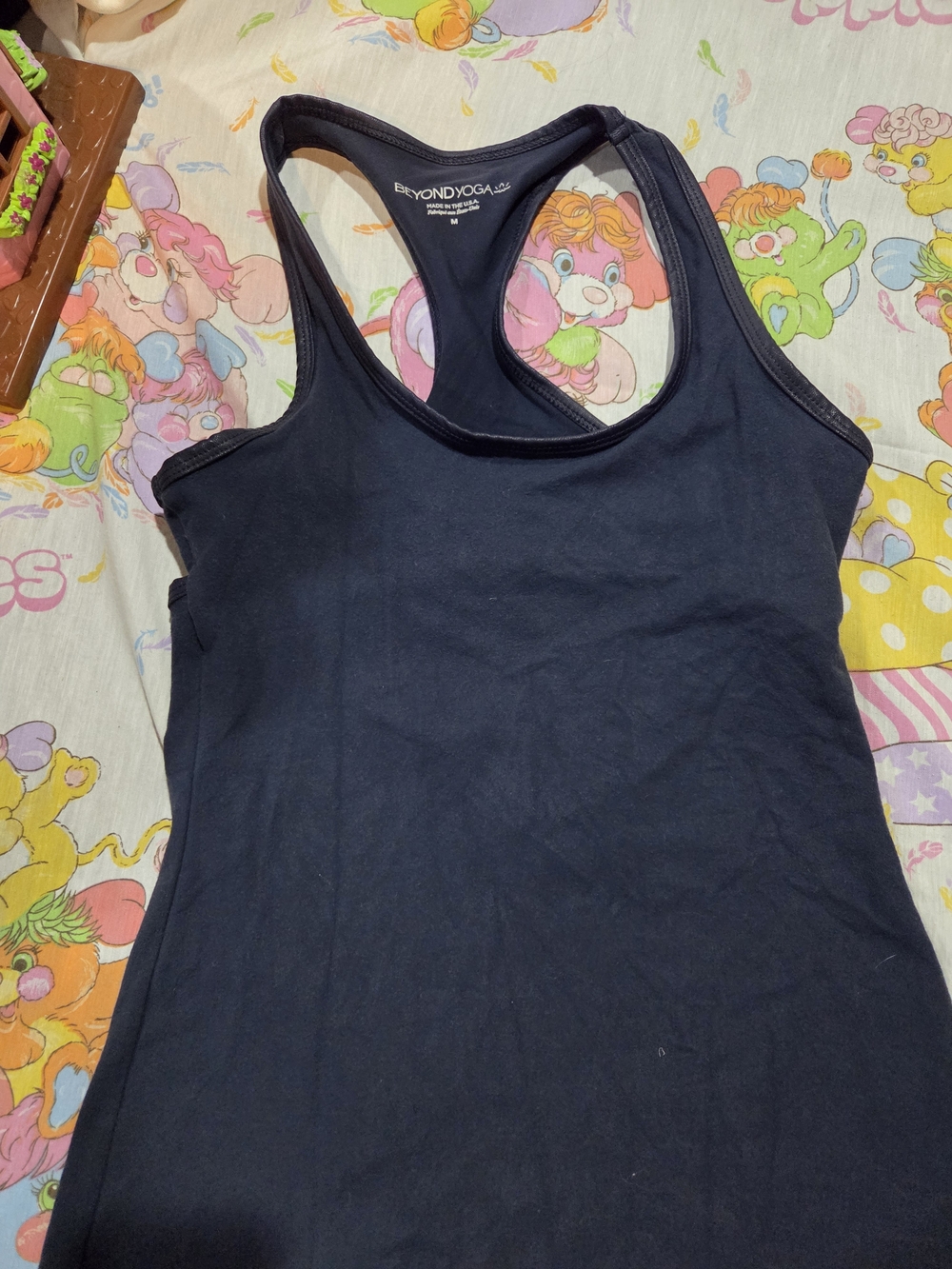 Beyond Yoga Black Racerback Tank — Fitted Active Tank